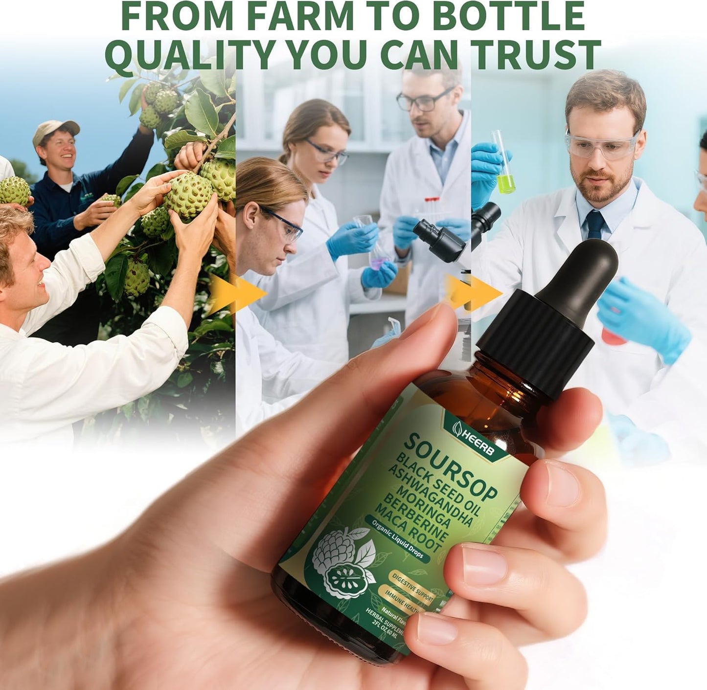 Soursop Bitters Liquid Drops (3 Pack)