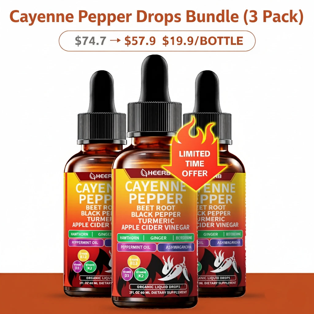 Cayenne Pepper Drops (3 Pack)